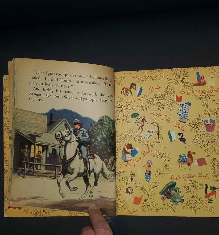 The Lone‎ Ranger -  A Little Golden Book #263 By Steffi Fletcher 1956